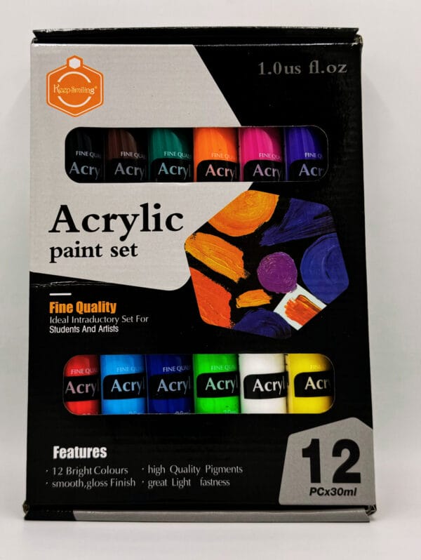 Acrylic paint set